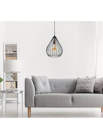 Opviq Hanglamp zwart - (H)31 x Ø 24 cm