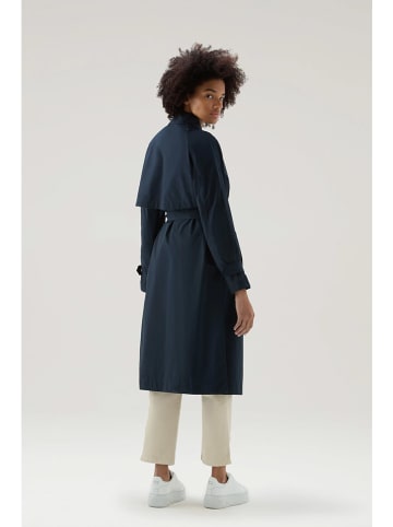 Woolrich Trenchcoat "Summer" donkerblauw