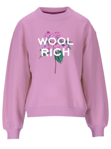 Woolrich Sweatshirt "Mountain" lichtroze