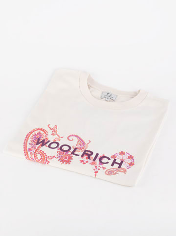 Woolrich Koszulka "Graphic" w kolorze kremowym