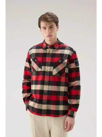 Woolrich Hemd "Trail" - Regular fit - in Rot/ Schwarz/ Beige