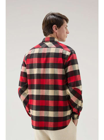 Woolrich Hemd "Trail" - Regular fit - in Rot/ Schwarz/ Beige
