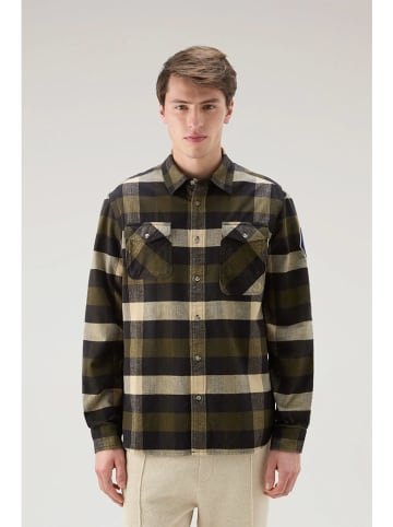 Woolrich Hemd "Trail" - Regular fit - in Khaki/ Schwarz/ Beige