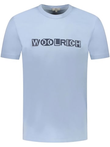 Woolrich Koszulka "Intarsia" w kolorze błękitnym