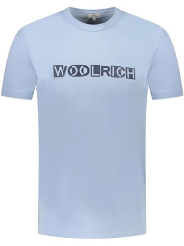 Woolrich Shirt "Intarsia" lichtblauw