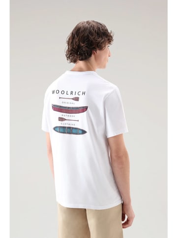 Woolrich Shirt "Lakeside" in Weiß