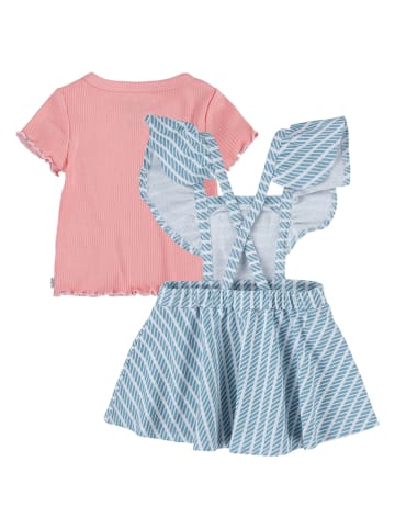 Levi's Kids 2-delige outfit roze/lichtblauw