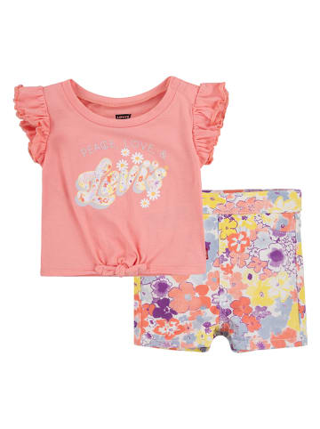 Levi's Kids 2-delige outfit roze