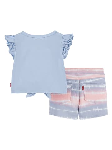 Levi's Kids 2tlg. Outfit in Hellblau/ Rosa
