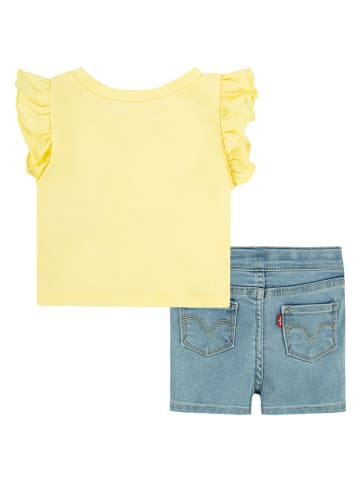 Levi's Kids 2tlg. Outfit in Gelb/ Blau