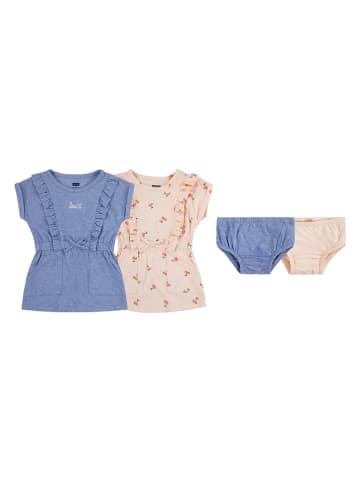 Levi's Kids 4-delige outfit blauw/lichtroze