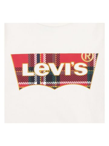 Levi's Kids 2-delige set: longsleeve en hoofdband wit/rood