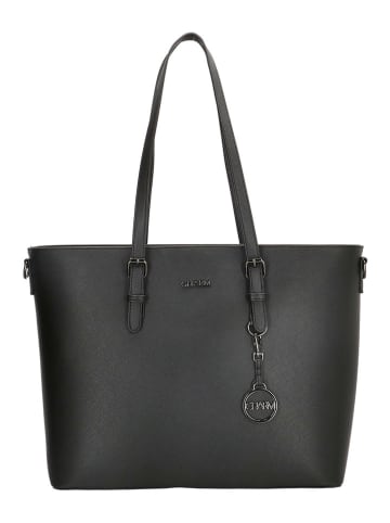 Charm Shopper "Birmingham" zwart - (B)47 x (H)32,5 x (D)14,5 cm