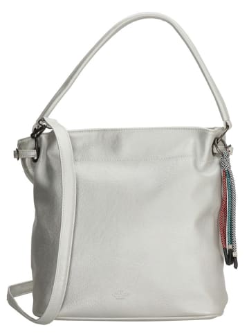 Charm Schultertasche "Tottenham" in Hellgrau - (B)35 x (H)30 x (T)15 cm