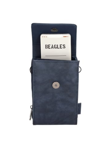 Beagles Handytasche "Marbella" in Dunkelblau - (B)12 x (H)19 x (T)4 cm