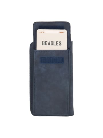 Beagles Handytasche "Rebelle" in Dunkelblau - (B)11 x (H)19 x (T)3 cm
