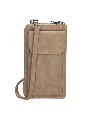 Beagles Torebka "Rebelle" w kolorze beżowym na telefon - 11 x 19 x 3 cm