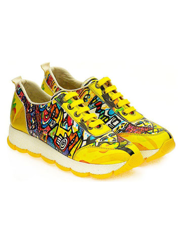 Goby Sneakersy w kolorze żółtym