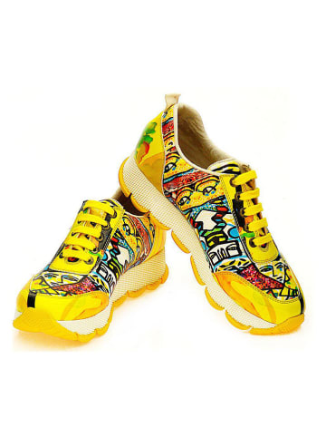 Goby Sneakersy w kolorze żółtym