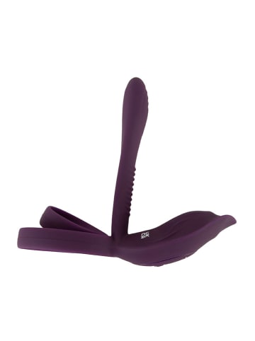 Orion Wibrator "Couples Choice" w kolorze fioletowym dla par - 11,2 cm