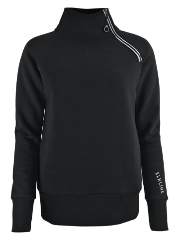 elkline Sweter "Performance" w kolorze czarnym