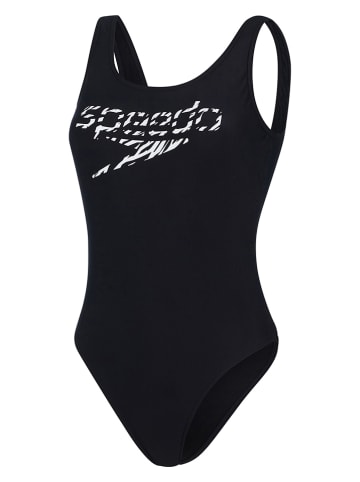 Speedo Badeanzug in Schwarz