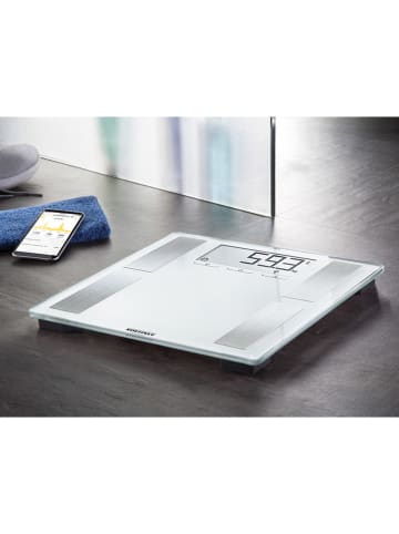 Soehnle Personenwaage "PWD Shape Sense Connect 100" in Weiß - (L)36 x (B)35,5 cm