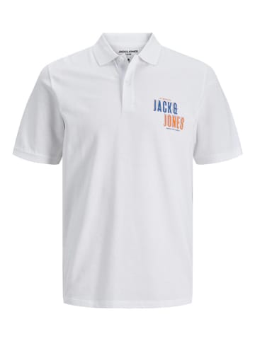Jack & Jones Koszulka polo "JCOCOAST" w kolorze białym