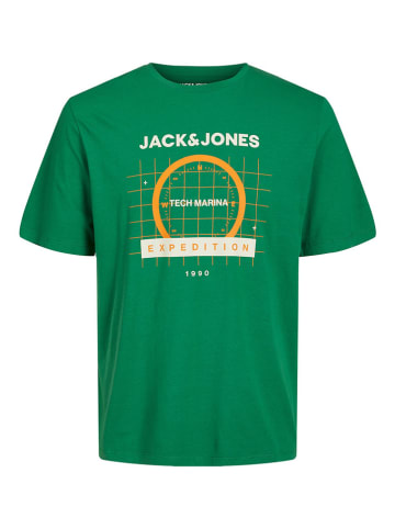 Jack & Jones Koszulka "JCOOCEAN" w kolorze zielonym