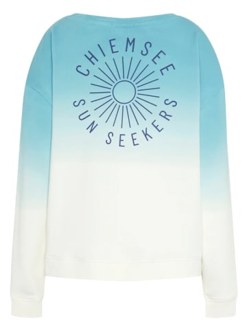 Chiemsee Sweatshirt turquoise/wit
