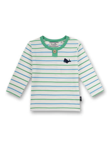 fiftyseven by sanetta Longsleeve wit/groen/blauw