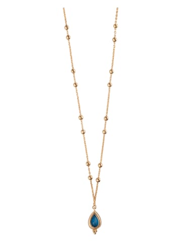 Saint Roman Vergold. Halskette mit Schmuckelementen - (L)45 cm