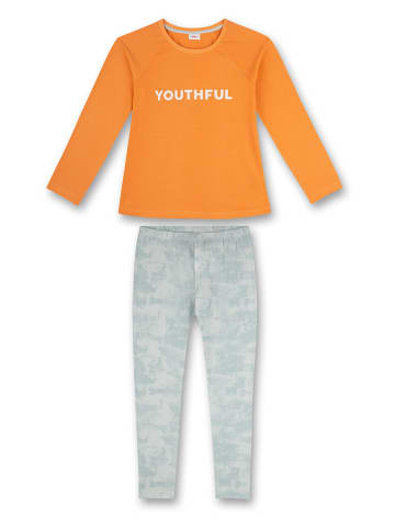 s.Oliver Pyjama oranje/grijs