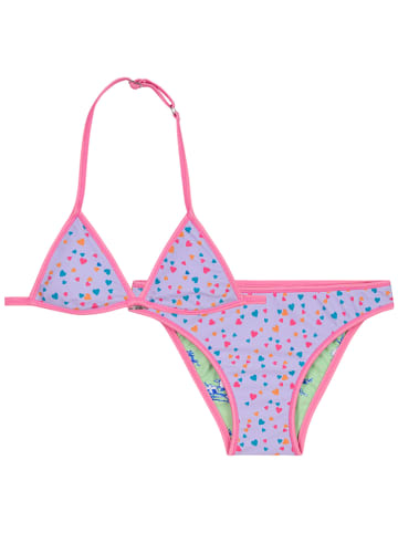 Claesens Omkeerbare bikini paars/groen