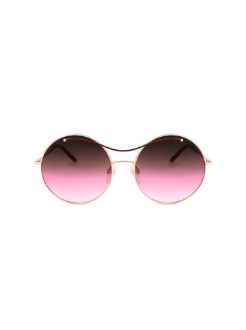 Ana Hickmann Damen-Sonnenbrille in Braun/ Rosa/ Gold