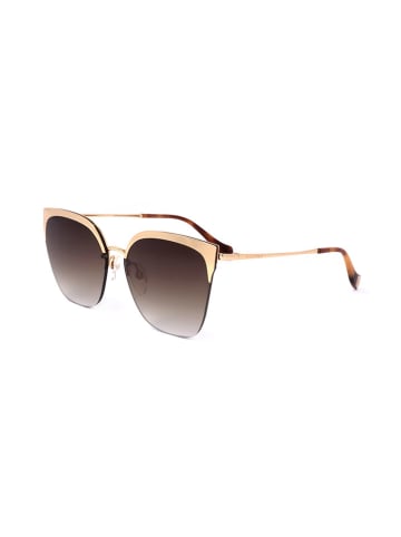 Ana Hickmann Damen-Sonnenbrille in Schwarz/ Gold