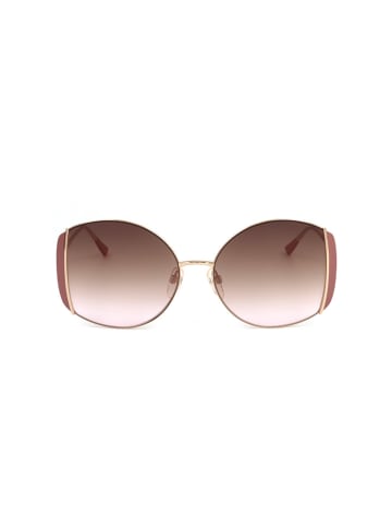 Ana Hickmann Damen-Sonnenbrille in Gold/ Braun