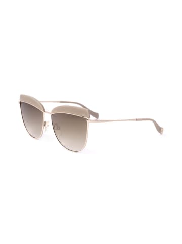 Ana Hickmann Damen-Sonnenbrille in Hellbraun/ Beige