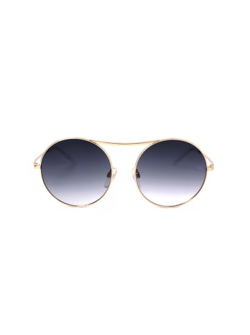 Ana Hickmann Damen-Sonnenbrille in Dunkelblau/ Gold