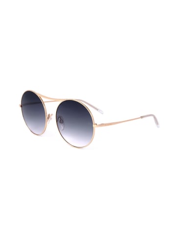 Ana Hickmann Damen-Sonnenbrille in Dunkelblau/ Gold