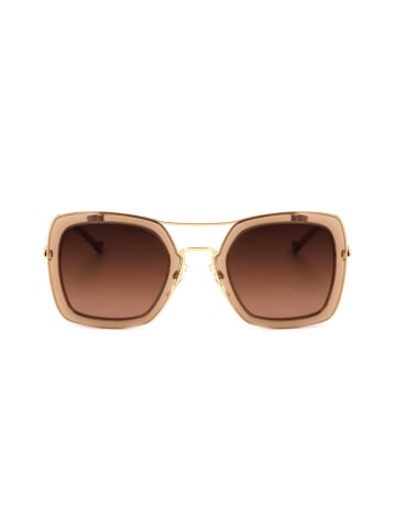 Ana Hickmann Damskie okulary przeciwsłoneczne w kolorze brązowym