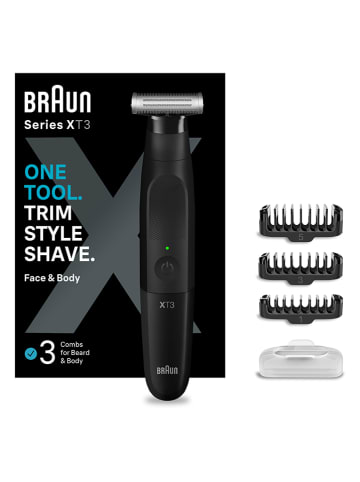 Braun Elektrorasierer "Series XT3100" in Schwarz