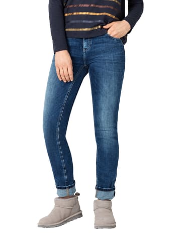 Timezone Dżinsy "Marah" - Slim fit - w kolorze granatowym