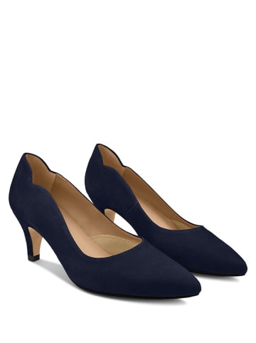 LaShoe Leren pumps donkerblauw