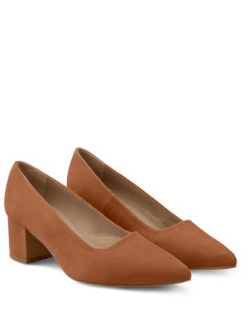 LaShoe Leren pumps lichtbruin