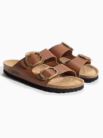 BAYTON Slippers "Alicante" camelkleurig