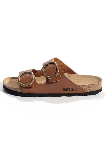 BAYTON Slippers "Alicante" camelkleurig