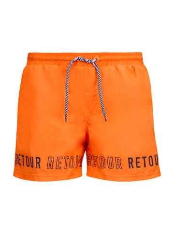 Retour Szorty kąpielowe "Renzo" w kolorze pomarańczowym