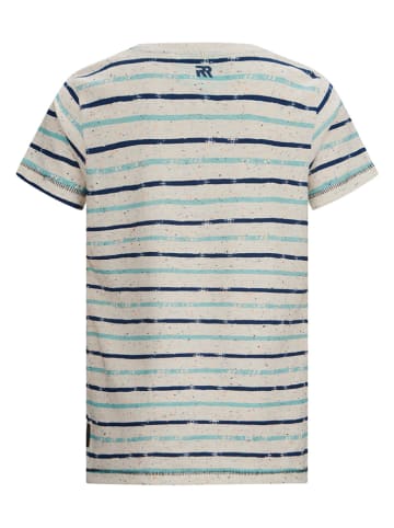 Retour Koszulka "Remy" w kolorze kremowo-niebieskim