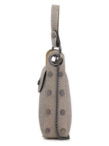 ORE10 Leder-Handytasche "Ator" in Grau - (B)14 x (H)20 x (T)7 cm